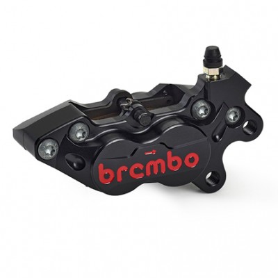BREMBO BILLET FRONT BRAKE CALIPER P4-30/34  R/H BLACK 40MM LUGS, 1 PIN BEN-066 PADS image