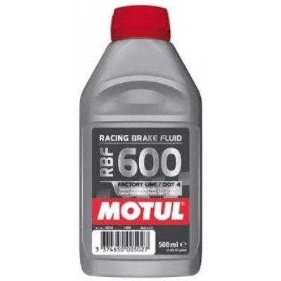 MOTUL RBF 600 RACING DOT 4 BRAKE FLUID 500ml 312/205 DRY/WET DEG C image