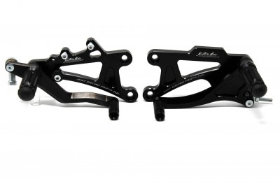 VALTER MOTO T1 FIXED REARSETS RS250 95-02 IN BLACK image