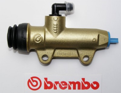 BREMBO REAR BRAKE 11mm MASTER CYLINDER 40MM LUGS OUTLET INLINE *GOLD* image