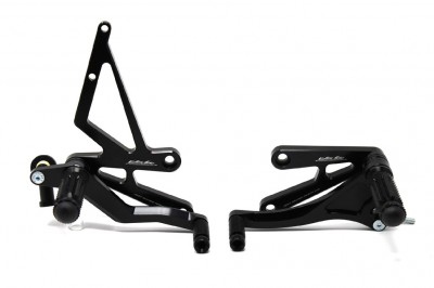 VALTER MOTO T1 FIXED REARSETS SV650S 99-02 IN BLACK image