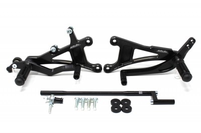 VALTER MOTO T1 FIXED REARSETS YZF-R1 02-03 IN BLACK image