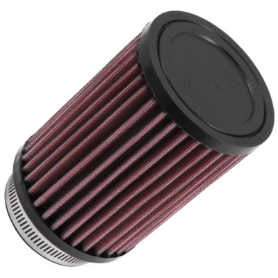 K&N UNIVERSAL ROUND CLAMP-ON FILTER 63MM (CCM CLAMP ON - REQUIRES ADAPTER TO BE MADE) image