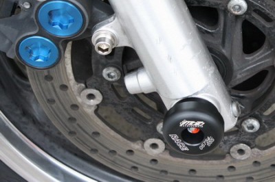 1 PAIR GSG FRONT AXLE SLIDERS YAHAMA XJR1300 1998-2011 image