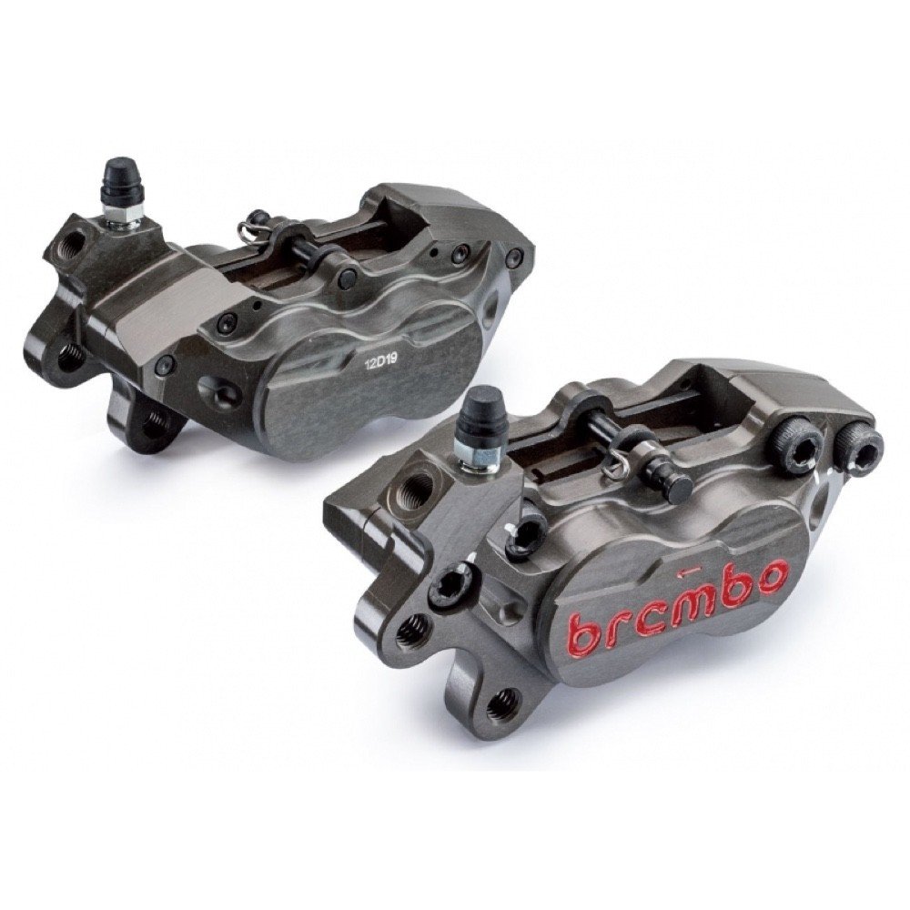 BREMBO BILLET 2 PIECE FRONT BRAKE CALIPER P30/34 L/H 1 PIN40MM LUGS ...