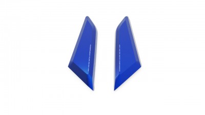 VALTER MOTO MIRROR HOLES COVERS IN BLUE DUCATI PANIGALE V2 2021-2022 image