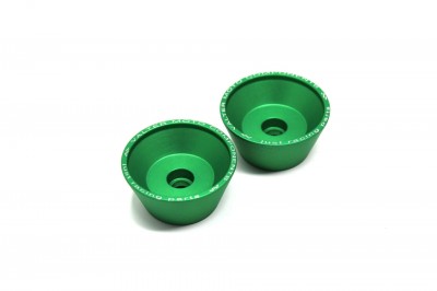 VALTER MOTO WHEEL AXLE SLIDERS IN GREEN *MOUNTING KIT CPAA##/CPAP## SOLD SEPERATELY* image