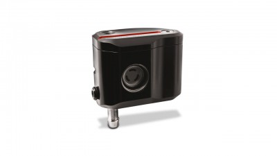 VALTER MOTO STREET CLUTCH RESERVOIR IN BLACK AND RED image