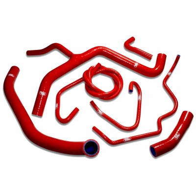 SAMCO SILICONE HOSE KIT RED TRIUMPH TIGER 800 XR/XC 2018-2019  7 PIECE KIT image