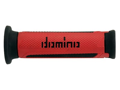 DOMINO A350 TURISMO GRIPS RED / BLACK OPEN ENDED  D.22mm L.120mm image