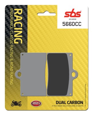 1 SET SBS DUAL CARBON CLASSIC RACING FRONT BRAKE PADS RS125 95-03 / BIMOTA SB6/YB11 97-00 image