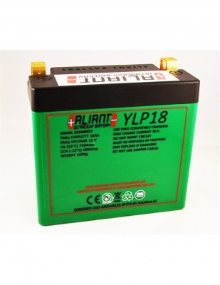 ALIANT YLP18 LITHIUM ION MOTORCYCLE BATTERY image