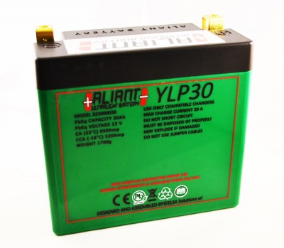 ALIANT YLP30 LITHIUM ION MOTORCYCLE BATTERY image
