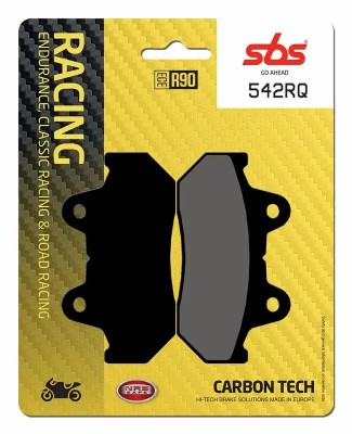 1 SET SBS CARBON TECH RACING REAR BRAKE PADS HONDA VFR750F 86-87 / CB750K/F 81-82 image