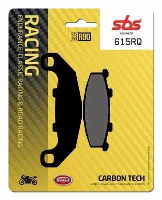 1 SET SBS CARBON TECH RACING REAR BRAKE PADS SUZUKI RGV250 GAMMA 91-92 / RGV250 93-95 image
