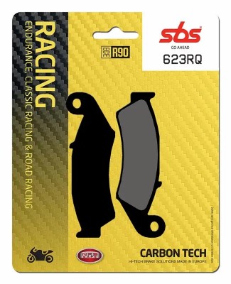 1 SET SBS CARBON TECH RACING REAR BRAKE PADS HONDA NC30 / NC35 / RC30 / RC45 image