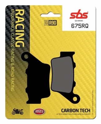 1 SET SBS CARBON TECH RACING REAR BRAKE PADS F800GS 08-20 / S1000RR (HC) 09-21/(NC) 21-24 image