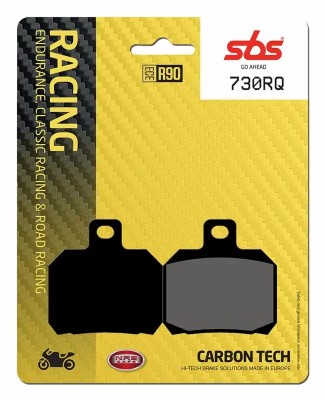1 SET SBS CARBON TECH RACING REAR BRAKE PADS APRILIA RSV1000 / BREMBO 34mm image
