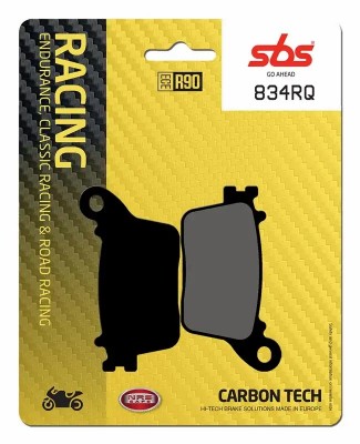 1 SET SBS CARBON TECH RACING REAR BRAKE PADS CBR / ZX6R / ZX10R / GSXR / R6 / R1 VARIOUS image