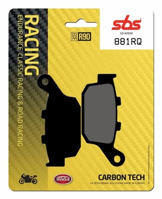 1 SET SBS CARBON TECH RACING REAR BRAKE PADS SUZUKI SV650 16-24 / SFV650 GLADIUS 09-16 image
