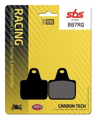 1 SET SBS CARBON TECH RACING REAR BRAKE PADS BREMBO CAL. MOTO3/SBK XA88810/11, P2 34 image