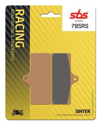 1 SET SBS RACING SINTERED FRONT BRAKE PADS A.P. RACING CP-4488 RADIAL image