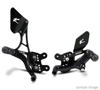 VALTER MOTO T1.5 ADJ REARSETS  HONDA CBR650R 19-24 IN BLACK image