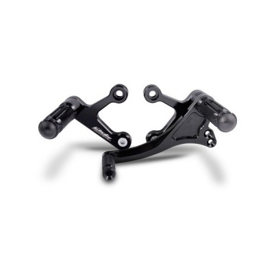 VALTER MOTO T1 FIXED REARSETS 748/916/996/998 1993-2003 IN BLACK image