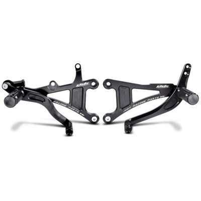 VALTER MOTO T1 FIXED REARSETS YZF-R1 98-01 IN BLACK image