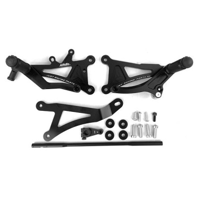VALTER MOTO T1 FIXED REARSETS YZF-R6 06-16 IN BLACK image