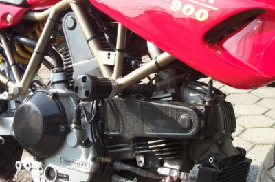 1 PAIR GSG PROTECTORS, DUCATI 750/900 SUPERSPORT, SOME FAIRING MODS REQUIRED image