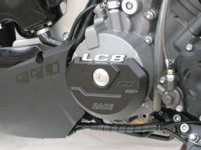 GSG L/HAND ENGINE PROTECTOR, KTM 990SM 07-/SUPERDUKE R 05-,NO MODIFICATIONS REQUIRED image