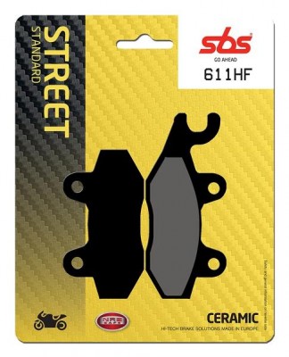 1 SET SBS CERAMIC FRONT BRAKE PADS / TRIUMPH 900 SCRAMBLER 06-16 (REAR PADS) image