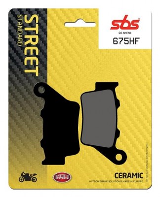 1 SET SBS CERAMIC FRONT BRAKE PADS / CCM 604RS 2001 (REAR) / BMW F650 ST 94-00 (REAR) image