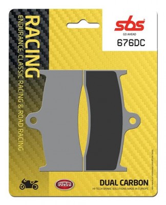 1 SET SBS DUAL CARBON RACING FRONT BRAKE PAD ZX7RR 750 96-02 / MV AGUSTA F4 750 99-02 image