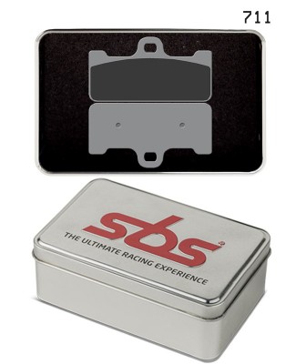 1 SET SBS DUAL SINTERED DS-2 RACING FRONT BRAKE PADS image