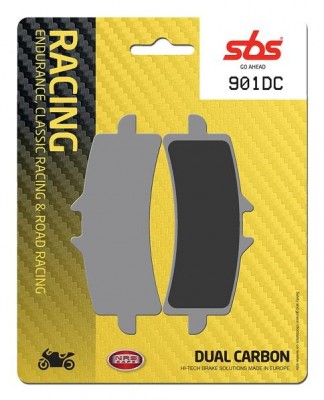 1 SET SBS DUAL CARBON RACING FRONT BRAKE PADS HONDA CBR1000RR SP 14-22 / SP2 17-19 image