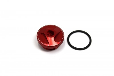 VALTER MOTO EXTREME OIL FILLER CAP IN RED FOR YAMAHA image