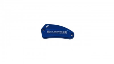 VALTER MOTO FRONT BRAKE FLUID RESERVOIR CAP IN BLUE MV AGUSTA F4 10-18 / B3 16-22 image