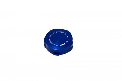 VALTER MOTO REAR BRAKE/CLUTCH FLUID RESERVOIR CAP IN  BLUE ZX6R 09, Z800, GSXR1000 17-19 image