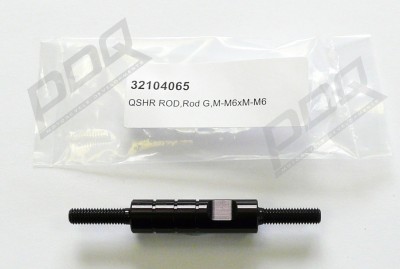 M8 FEMALE/M6 MALE SHIFT ROD  'G' M6 MALE/M6 MALE 90mm DOWN TO 65mm L/H ONE END CBR250 image