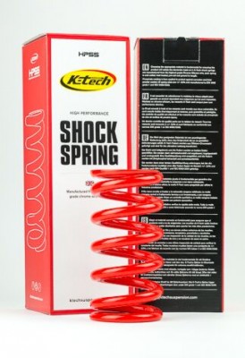 KTECH SHOCK SPRING 100N (56/60X195) RED image