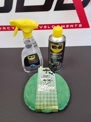 PDQ GIFT PACK 03 1L MUC OFF, WD-40 BRAKE CLEANER, WD-40 WAX & POLISH. image