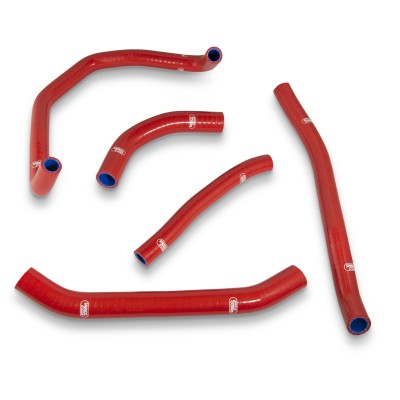 SAMCO SILICONE HOSE KIT RED HONDA CRF1000L AFRICA TWIN ABS 2016-19  5 PIECE KIT image