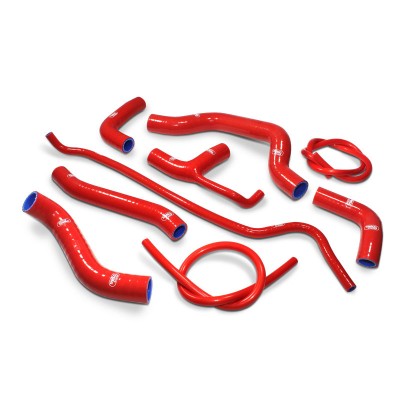 SAMCO SILICONE HOSE KIT RED DUCATI MONSTER 821/S / 1200/S/R (EURO 3) 2014-2016 image