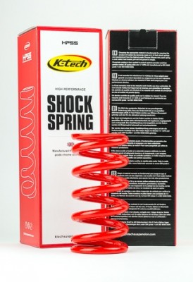 KTECH SHOCK SPRING OFF ROAD 57.5N KYB/SHOWA RED image