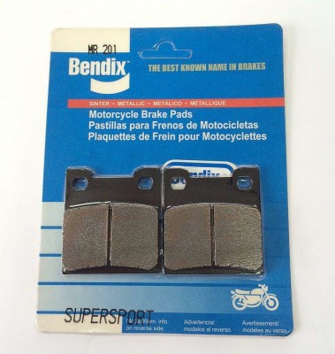 BENDIX MR 201 - 1 SET REAR SINTERED BRAKE PADS RF900 94-97 image