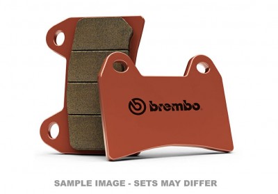 BREMBO SINTERED TRACK BRAKE PADS, (SOLD PER CALIPER) image