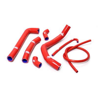 SAMCO SILICONE HOSE KIT RED DUCATI PANIGALE VARIOUS MODELS/YEARS 7 PIECE KIT image