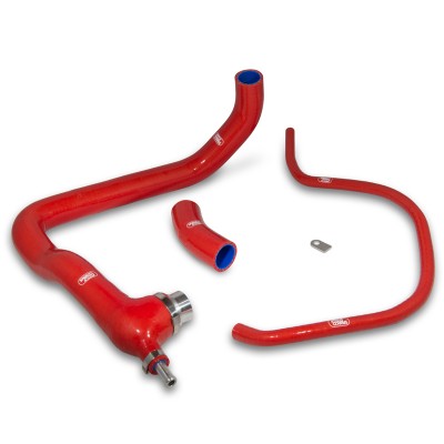 SAMCO SILICONE HOSE KIT RED YAMAHA R1/MT-10 15-20 / FZ-10 15-18 THERMO BYPASS 3 PIECE KT image